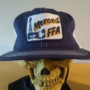 Vintage K Brand Merced FFA Future Farmers Patch Snap Back Trucker Hat